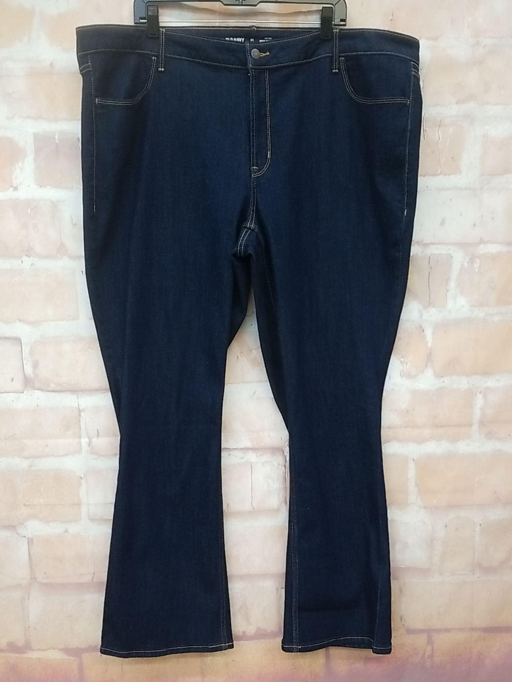 Womens Old Navy Dark Indigo Flare Jeans